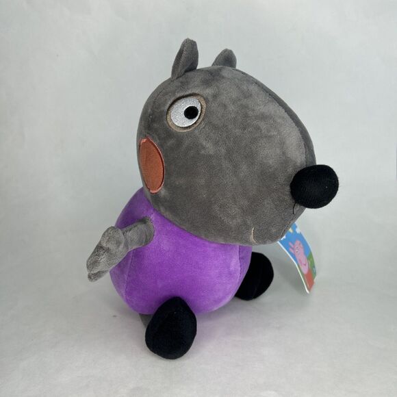 Hasbro Other - NWT Peppa Pig 10” Danny Dog Plush Animal Hasbro Purple Top